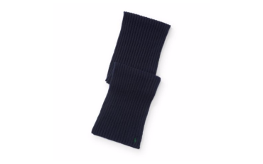 Wide-Rib Cashmere-Wool Scarf