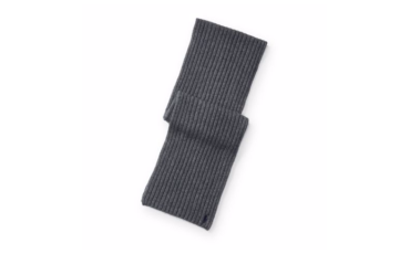 Wide-Rib Cashmere-Wool Scarf