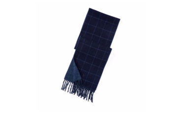 Reversible Windowpane Scarf