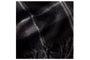 Reversible Plaid Wool Scarf