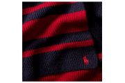 Rugby-Stripe Wool-Blend Scarf