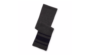 Rugby-Stripe Wool-Blend Scarf