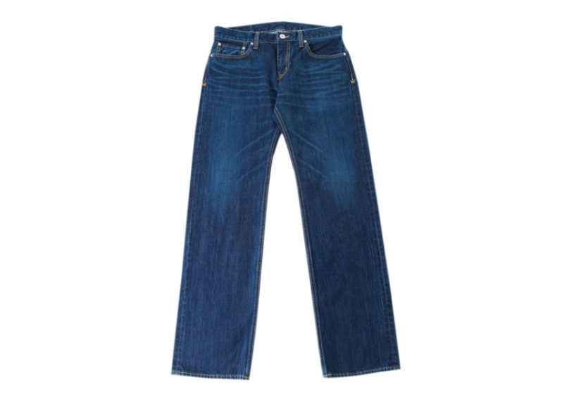 Regular Slim Denim Pants Bio Wash