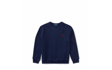 Cotton-Blend-Fleece Sweatshirt