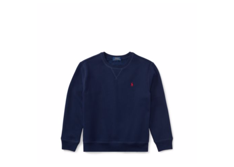 Cotton-Blend-Fleece Sweatshirt