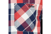 Lee Cooper Long Sleeve Fashion Check Shirt Mens