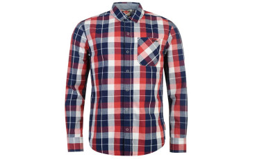 Lee Cooper Long Sleeve Fashion Check Shirt Mens