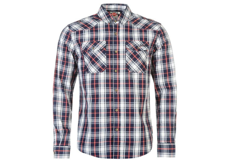 Lee Cooper Long Sleeve Fashion Shirt Mens