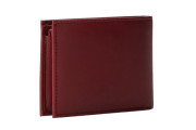 Leather Dore Passcase Billfold Wallet with Removable Card Holder