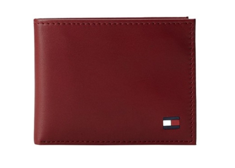 Leather Dore Passcase Billfold Wallet with Removable Card Holder