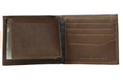 RFID Blocking 100% Leather Passcase Bifold Wallet