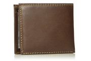 RFID Blocking 100% Leather Passcase Bifold Wallet