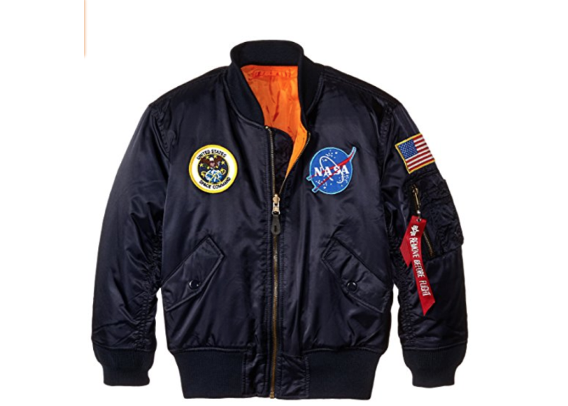 Big Boys' Nasa MA-1 Bomber Jacket