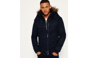 Microfibre Fur Hooded SD-Windbomber Jacket (Men)