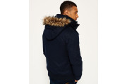 Microfibre Fur Hooded SD-Windbomber Jacket (Men)