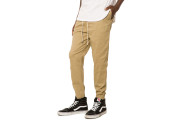 STRETCH TWILL JOGGERS - 2 PACK KHAKI/BLACK