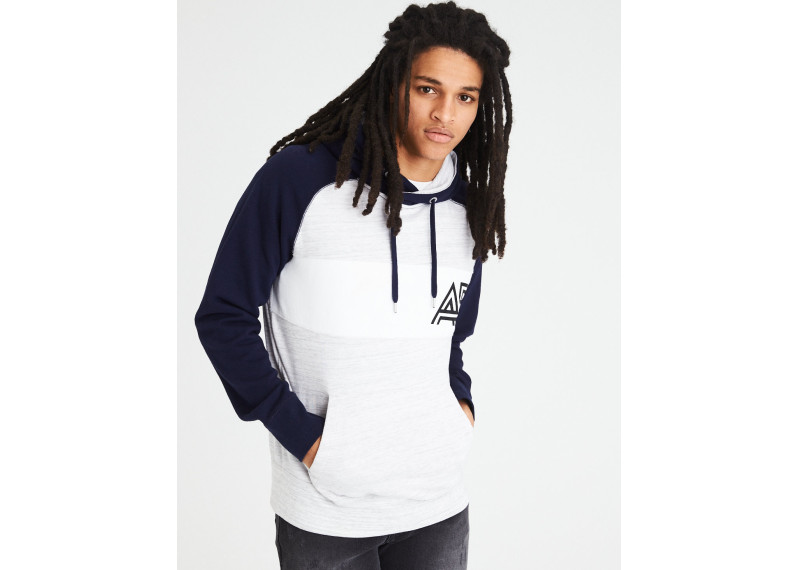 COLORBLOCK THROWBACK COTTON SWEATSHIRT