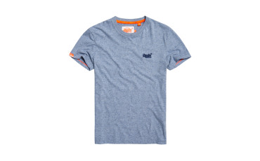 Orange Label Vintage Embroidery T-shirt -flint blue grit