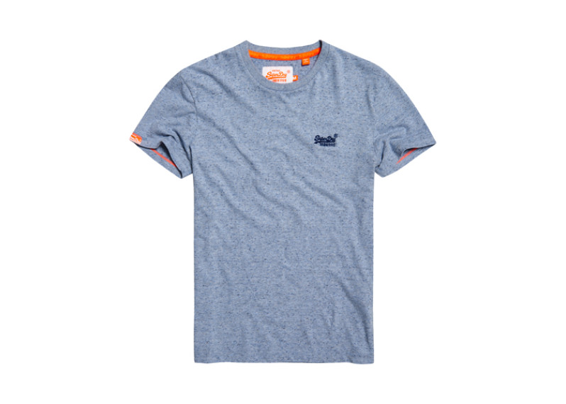 Orange Label Vintage Embroidery T-shirt -flint blue grit