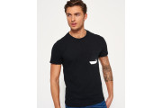 Surplus Goods Pocket T-shirt -jet black