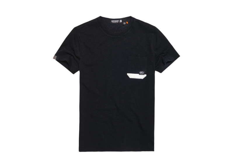 Surplus Goods Pocket T-shirt -jet black