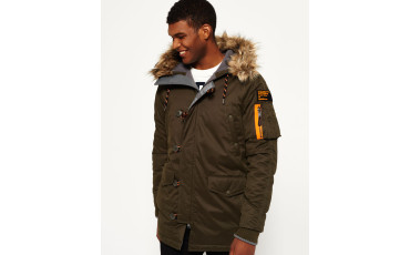 Microfibre Parka Coat