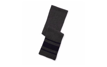 Rugby-Stripe Wool-Blend Scarf