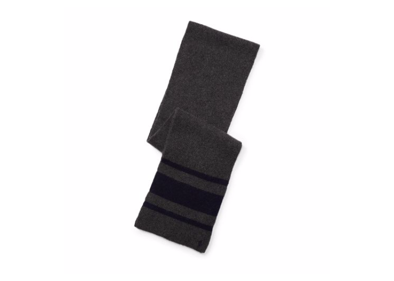 Rugby-Stripe Wool-Blend Scarf