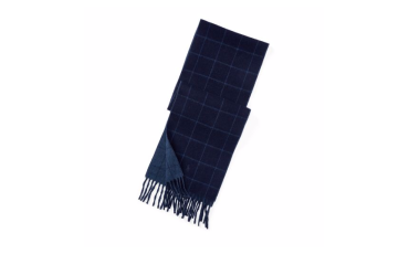 Reversible Windowpane Scarf