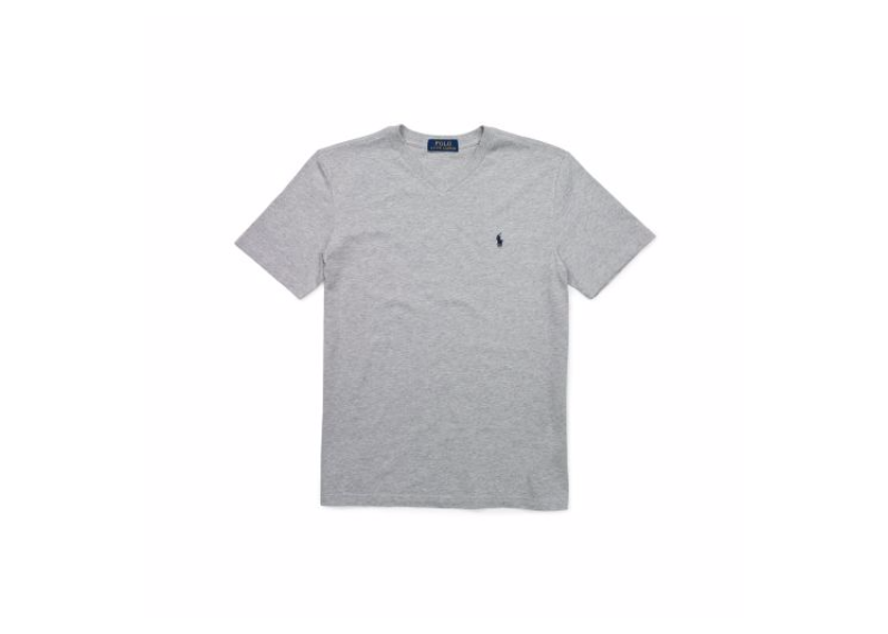 Cotton Jersey V-Neck T-Shirt