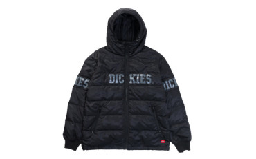 Logo print down jacket