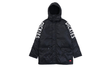 Logo print down jacket