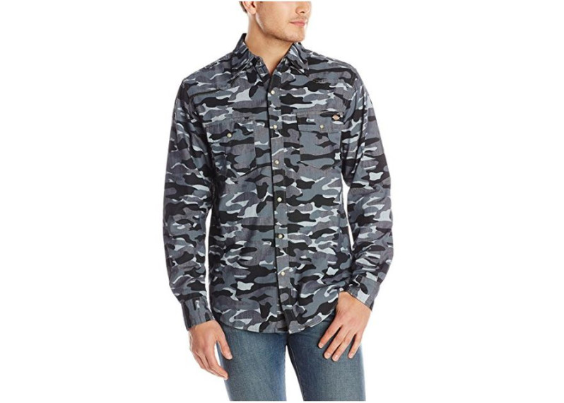 Long Sleeve Western Camo