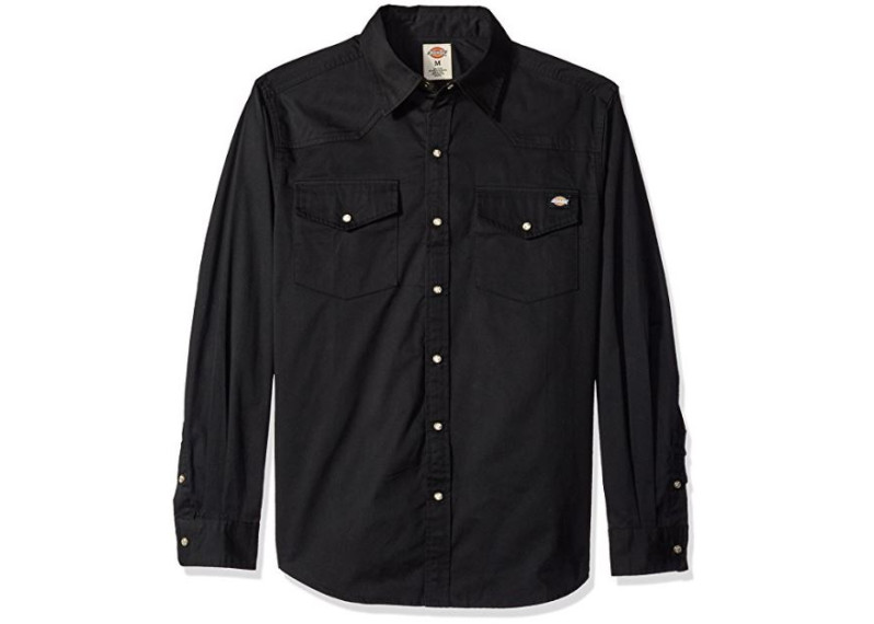 Long-Sleeve Western Twill Shirt