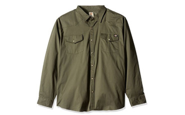 Long-Sleeve Western Twill Shirt