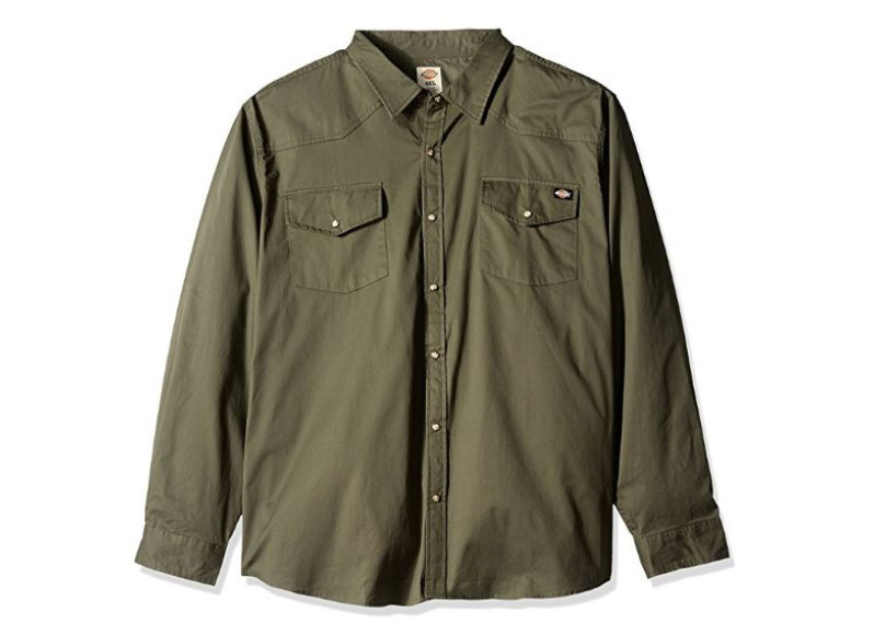 Long-Sleeve Western Twill Shirt