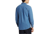 Long-Sleeve Denim Work Shirt