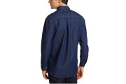 Long-Sleeve Denim Work Shirt