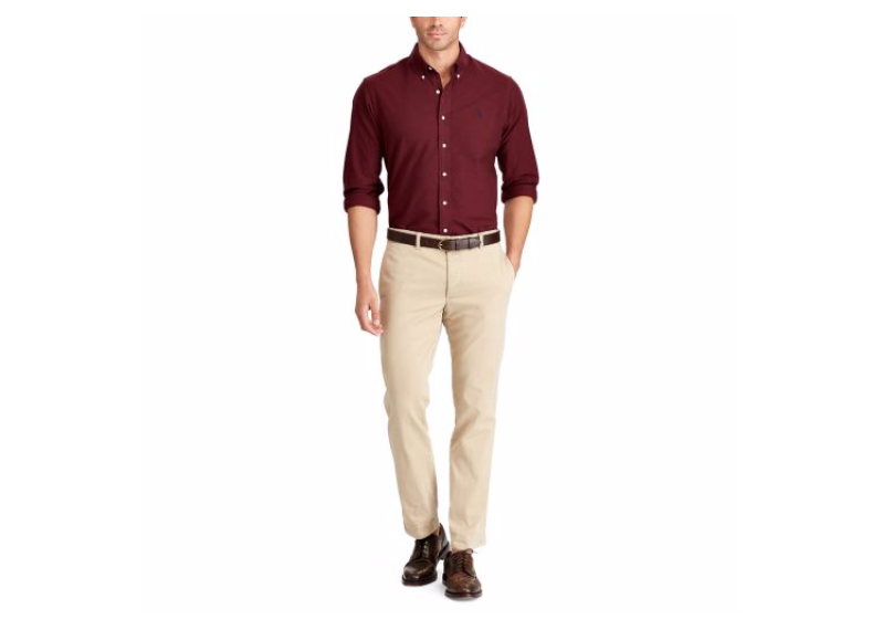 Slim Fit Cotton Oxford Shirt