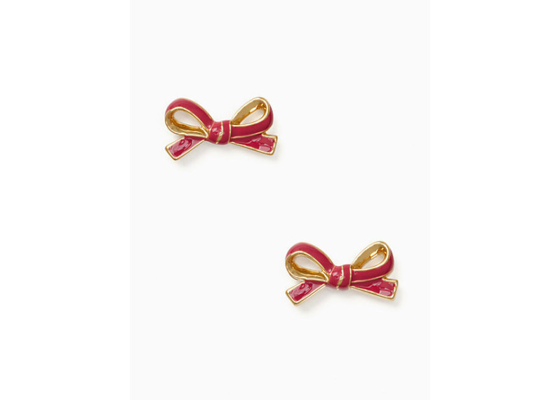 skinny mini bow studs