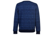 Textured AOP Crew Sweater