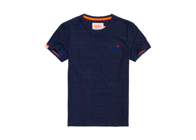 Orange Label Vintage Embroidery T-shirt -atlantic navy grit