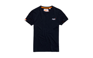 Orange Label Vintage Embroidery T-shirt -truest navy