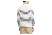 Striped Cotton Jersey Pullover