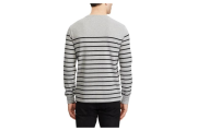 Striped Cotton Jersey Pullover