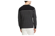 Striped Cotton Jersey Pullover