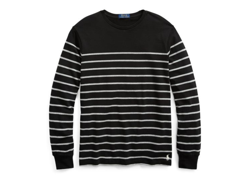 Striped Cotton Jersey Pullover