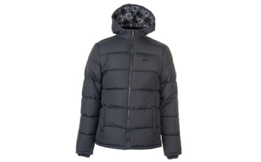 Lee Cooper 2 Zip Bubble Jacket Mens