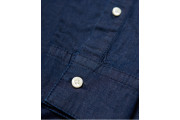 Tailored Long Sleeve Indigo Slim Shirt