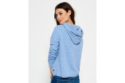 Marl Crop Hoodie